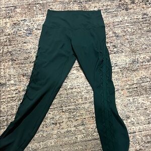 lululemon athletica Dark Green Cropped Pants